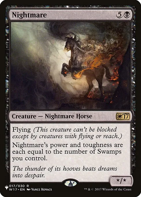 Nightmare · The List W17-17/5050