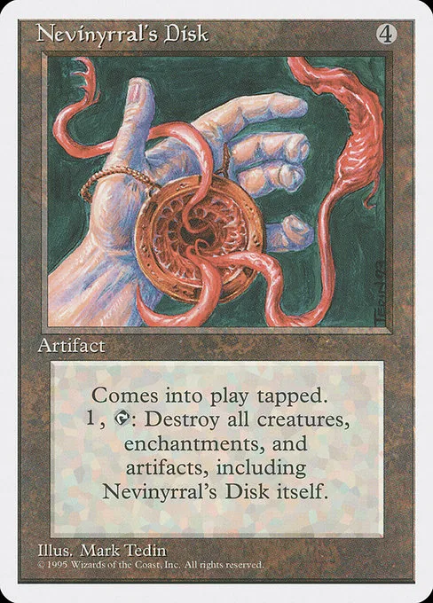 Nevinyrral's Disk · Fourth Edition 338/380