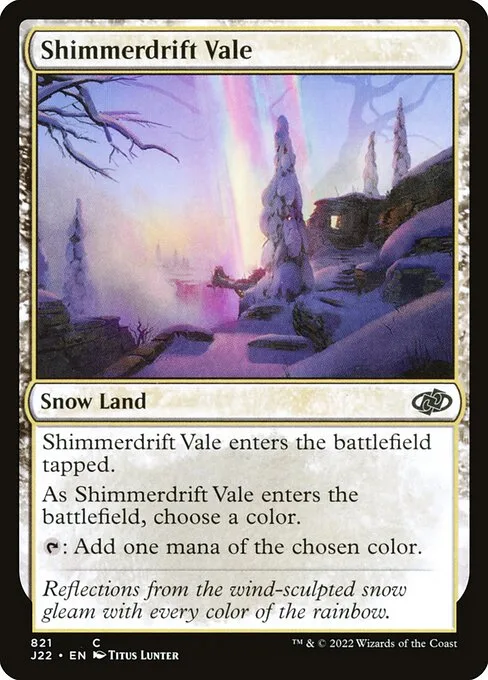 Shimmerdrift Vale · Jumpstart 2022 821/835