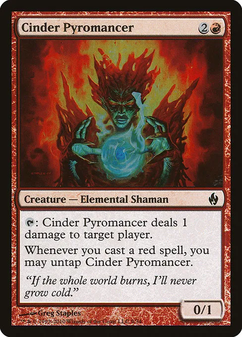 Cinder Pyromancer · Premium Deck Series: Fire and Lightning 9/34