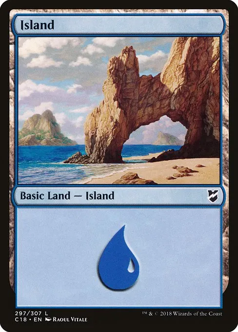 Island · Commander 2018 297/307