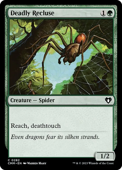 Deadly Recluse · Commander Masters 282/1067