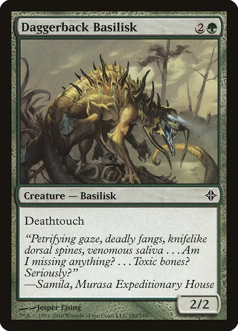 Daggerback Basilisk · Rise of the Eldrazi 182/248