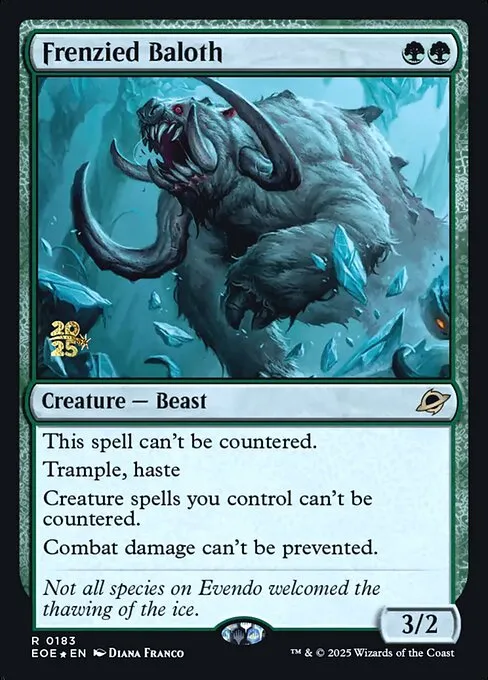 Frenzied Baloth · Edge of Eternities Promos 183s/160