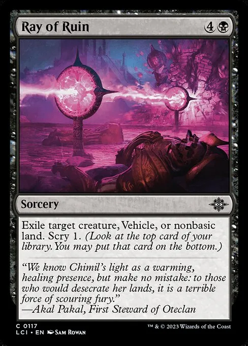 Ray of Ruin · The Lost Caverns of Ixalan 117/416