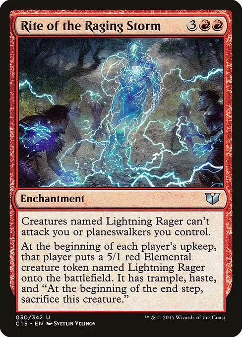 Rite of the Raging Storm · Commander 2015 30/342
