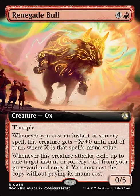 Renegade Bull · Secrets of Strixhaven Commander 84/426