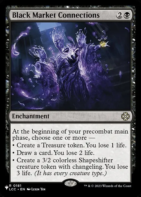 Black Market Connections · The List LCC-181/5050