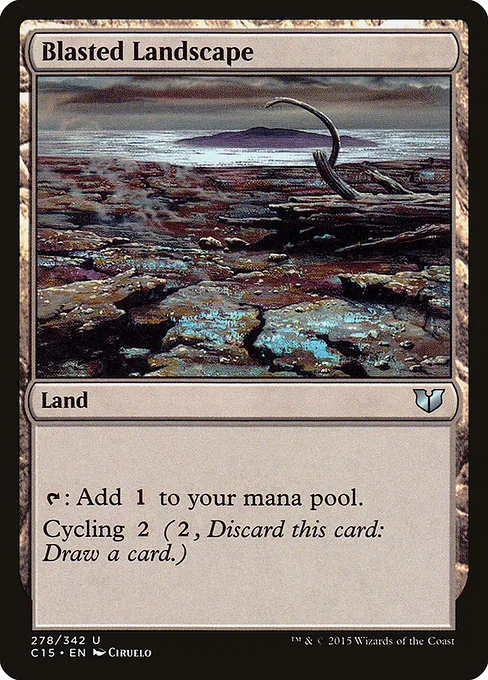 Blasted Landscape · Commander 2015 278/342