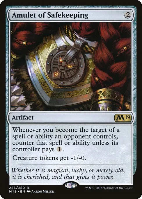 Amulet of Safekeeping · Core Set 2019 226/314