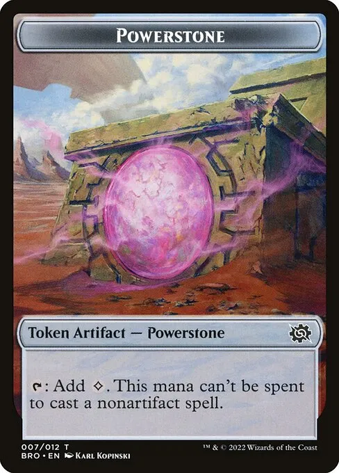 Powerstone · The Brothers' War Tokens 7/12
