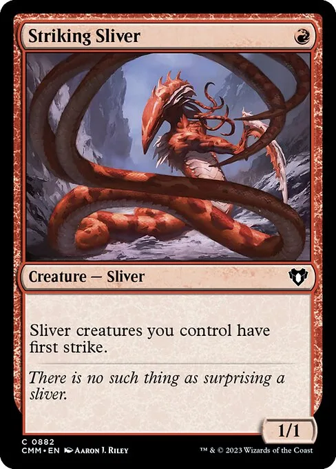 Striking Sliver · Commander Masters 882/1067
