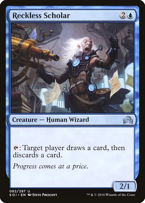 Reckless Scholar · Shadows over Innistrad 82/302