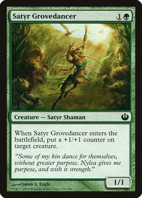 Satyr Grovedancer · Journey into Nyx 139/165