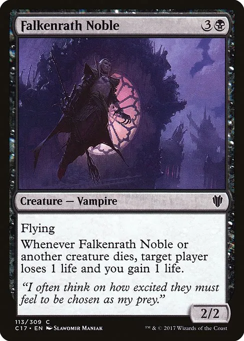 Falkenrath Noble · Commander 2017 113/309