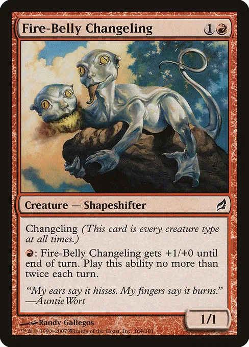 Fire-Belly Changeling · Lorwyn 164/301