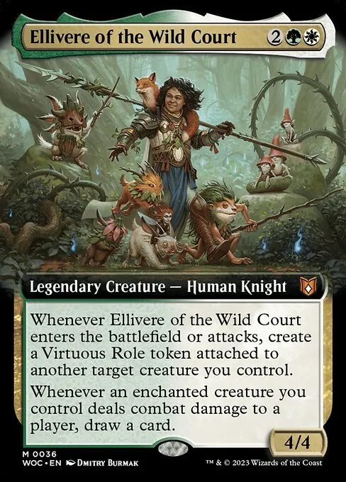 Ellivere of the Wild Court · Wilds of Eldraine Commander 36/173