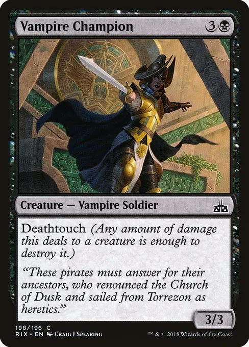 Vampire Champion · Rivals of Ixalan 198/205