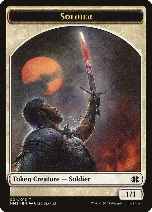 Soldier · Modern Masters 2015 Tokens 4/16