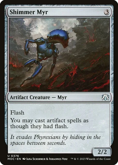 Shimmer Myr · March of the Machine Commander 376/450