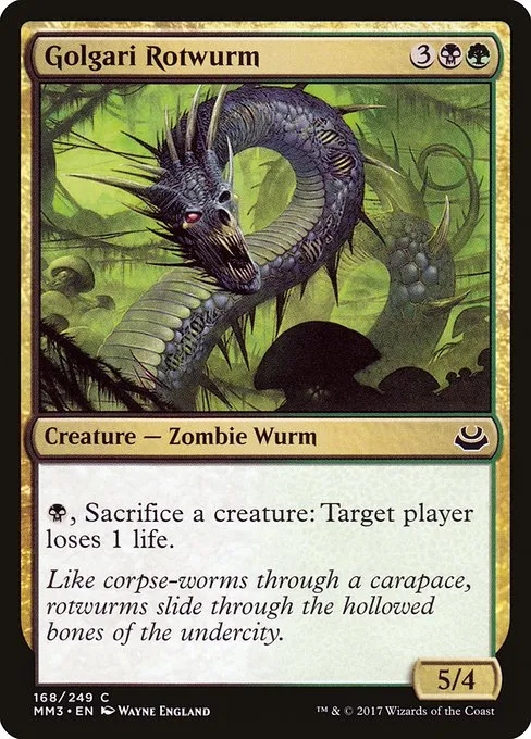 Golgari Rotwurm · Modern Masters 2017 168/249