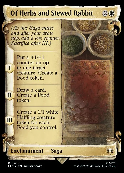 Of Herbs and Stewed Rabbit · Tales of Middle-earth Commander 419/591
