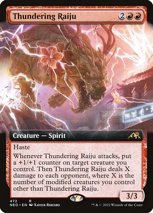 Thundering Raiju · Kamigawa: Neon Dynasty 472/531