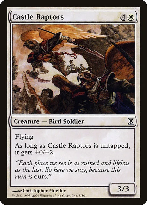 Castle Raptors · Time Spiral 5/301