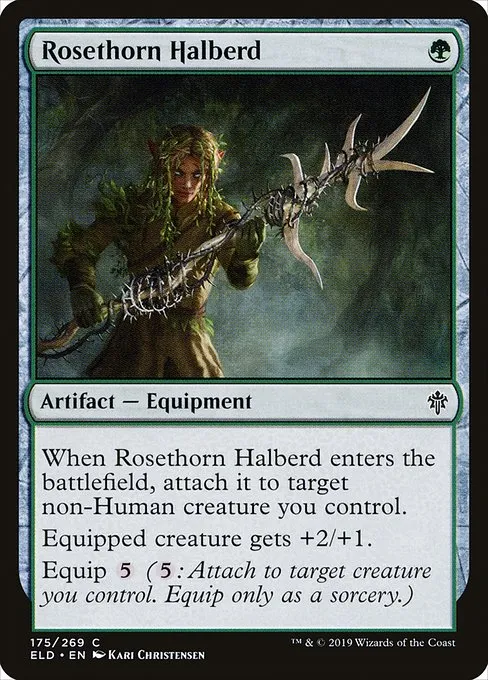 Rosethorn Halberd · Throne of Eldraine 175/398