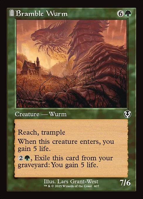 Bramble Wurm · Innistrad Remastered 407/495