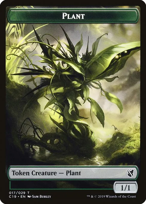 Plant · Commander 2019 Tokens 17/29