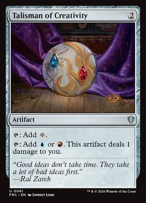 Talisman of Creativity · Reality Fracture Commander 61/2