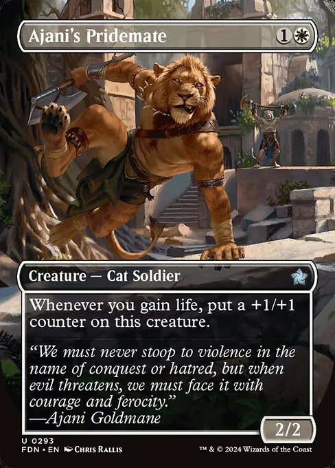 Ajani's Pridemate · Foundations 293/771