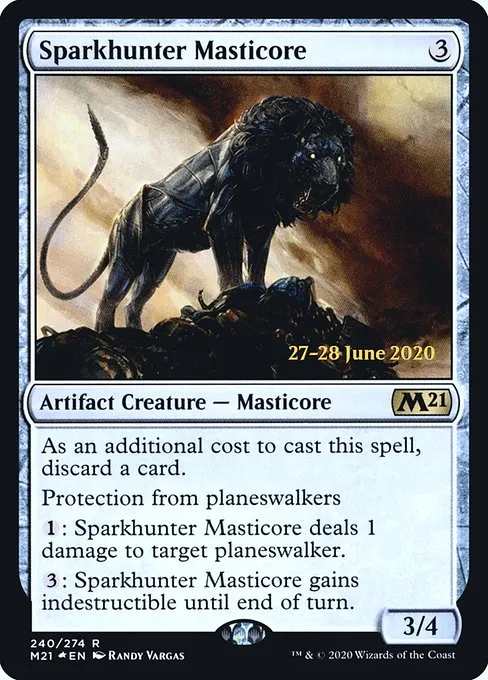 Sparkhunter Masticore · Core Set 2021 Promos 240s/137