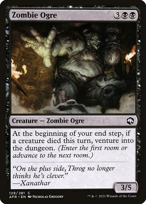 Zombie Ogre · Adventures in the Forgotten Realms 129/424