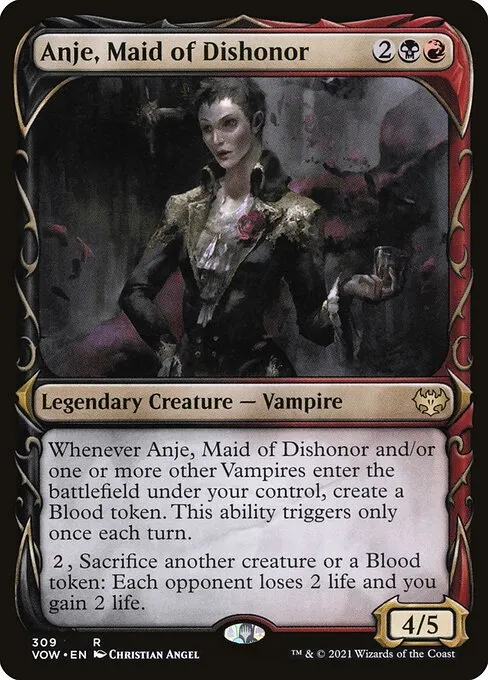 Anje, Maid of Dishonor · Innistrad: Crimson Vow 309/423