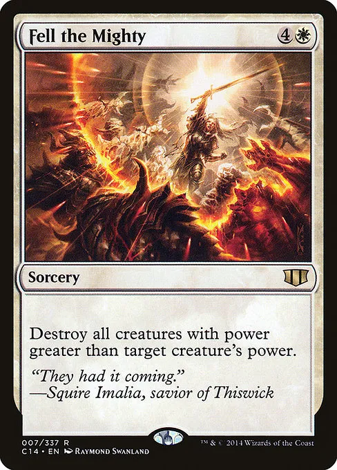 Fell the Mighty · Commander 2014 7/337