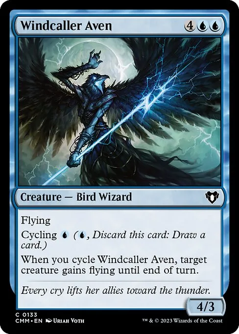 Windcaller Aven · Commander Masters 133/1067