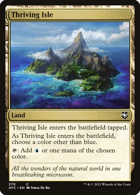 Thriving Isle · Forgotten Realms Commander 270/331