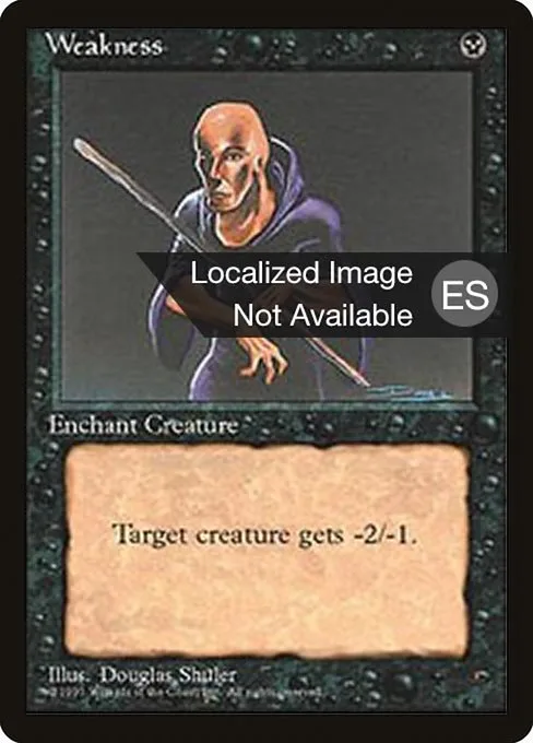 Weakness · Fourth Edition Foreign Black Border 170/378