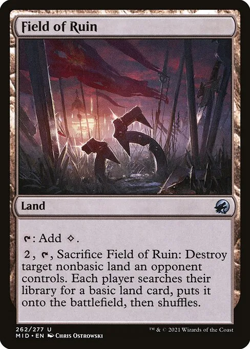 Field of Ruin · Innistrad: Midnight Hunt 262/399
