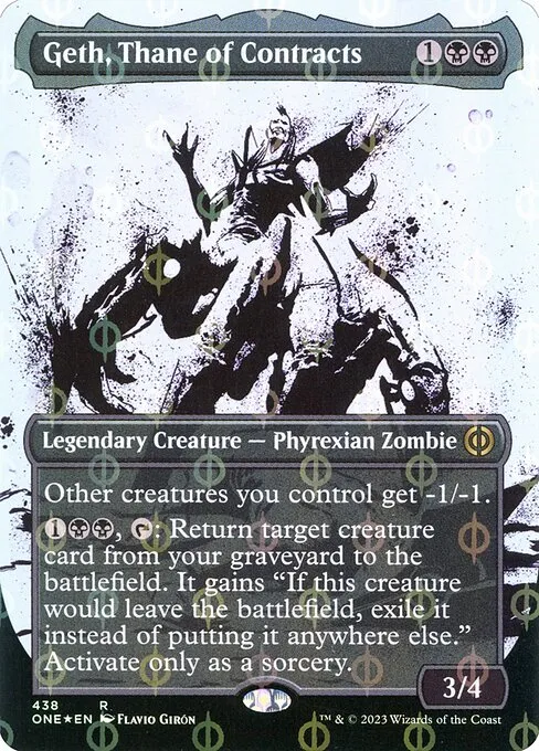 Geth, Thane of Contracts · Phyrexia: All Will Be One 438/479