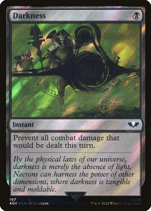 Darkness · Warhammer 40,000 Commander 197★/617