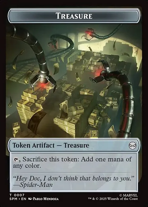 Treasure · Marvel's Spider-Man Tokens 7/7
