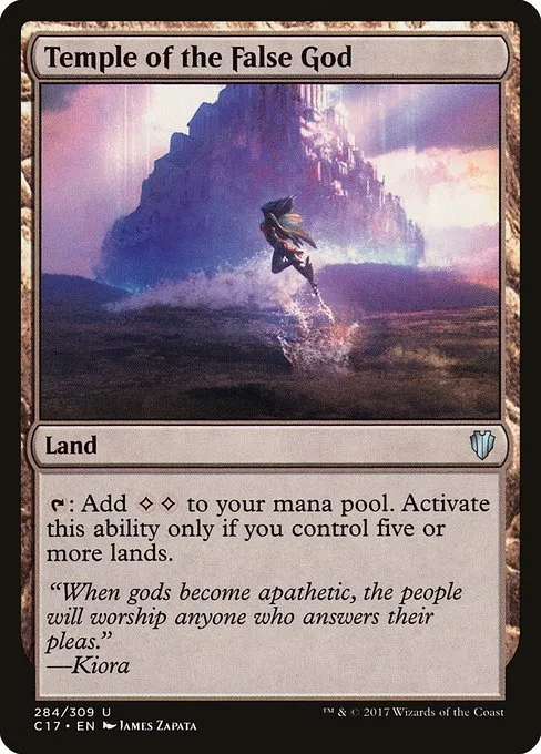 Temple of the False God · Commander 2017 284/309