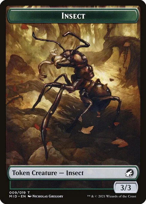 Insect · Innistrad: Midnight Hunt Tokens 9/19