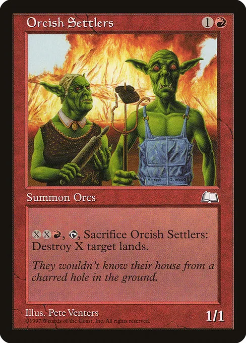 Orcish Settlers · Weatherlight 112/167