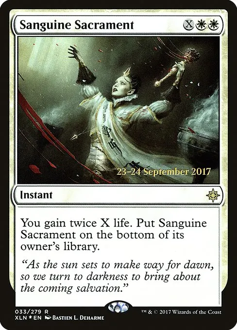 Sanguine Sacrament · Ixalan Promos 33s/120