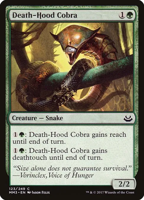 Death-Hood Cobra · Modern Masters 2017 123/249