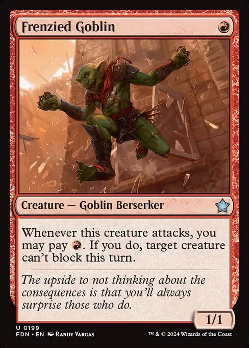 Frenzied Goblin · Foundations 199/771